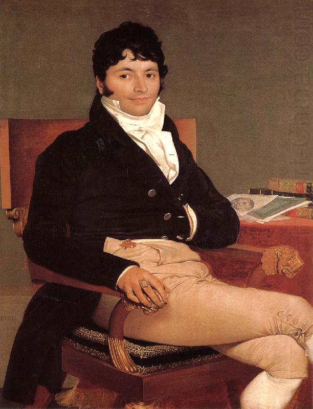 Jean-Auguste Dominique Ingres Portrait of Felibi china oil painting image